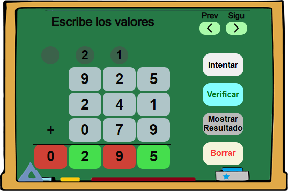 Practica resolución de sumas
