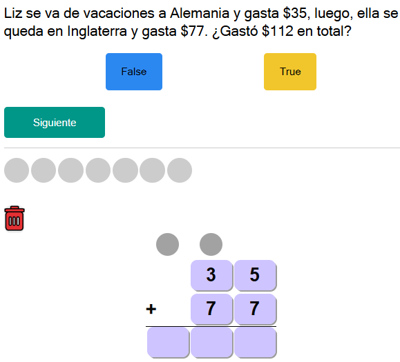 Test de sumas nivel difícil